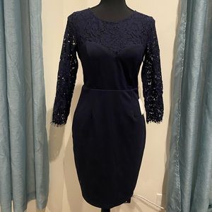 Lulus Navy Blue Dress